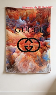 Gucci Fluid Art Wall Blanket Vibrant Gucci Abstract Swirl Throw Blanket IMG_2904